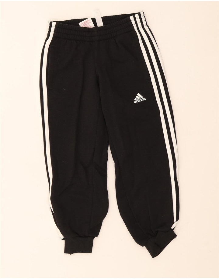 Adidas Drenge Træningsdragt Bukser Joggers 6-7 år Sort