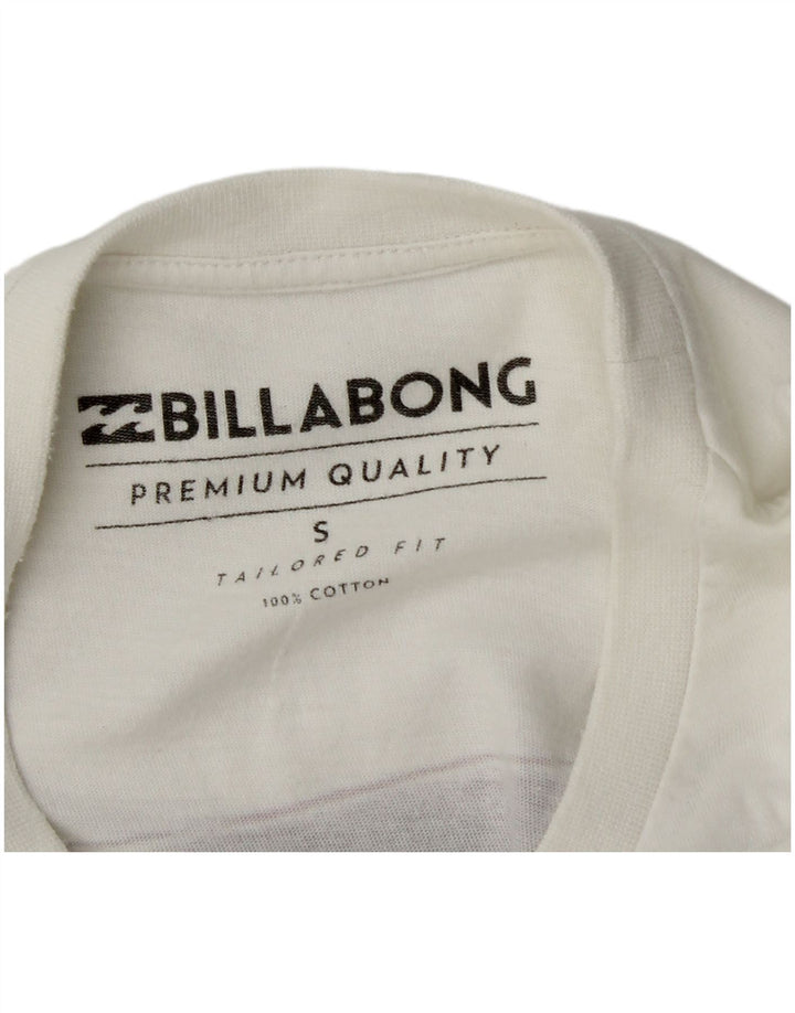 Billabong Herre Grafisk T-Shirt Top Lille Hvid