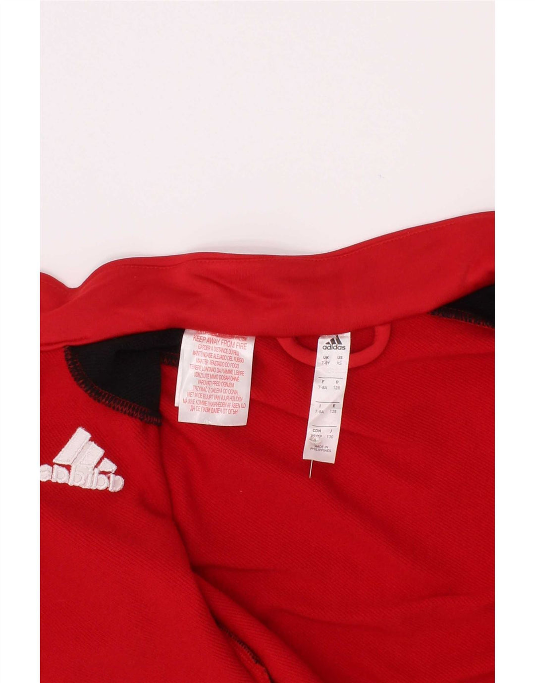 Adidas Træningsdragt Topjakke til drenge 7-8 år Rød Colourblock Polyester