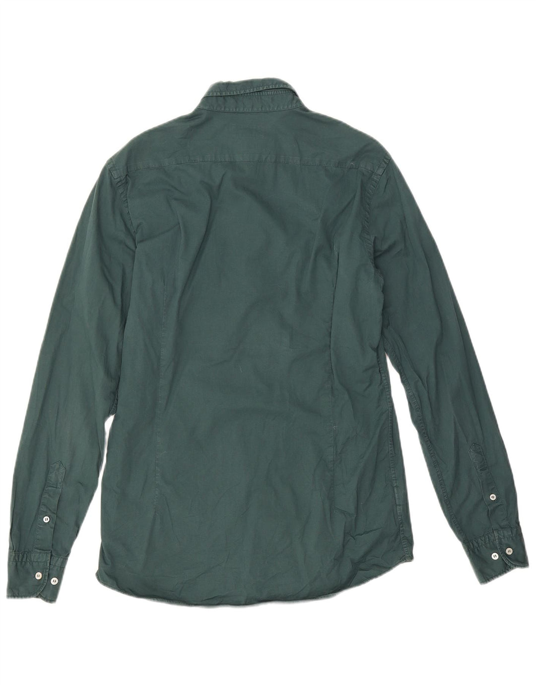 Massimo Dutti Herreskjorte Medium Grøn Bomuld