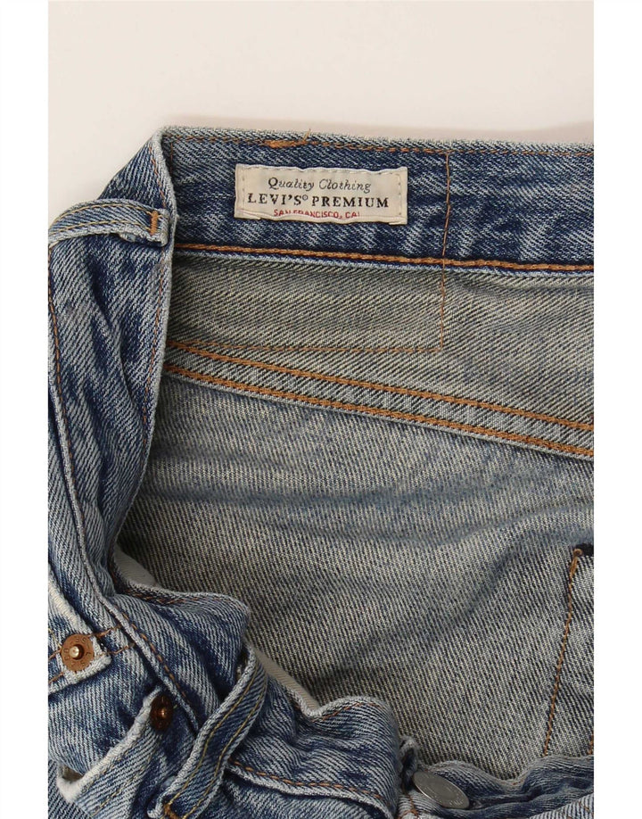 Levi's Men Distressed Slim Jeans W34 L35 Blå