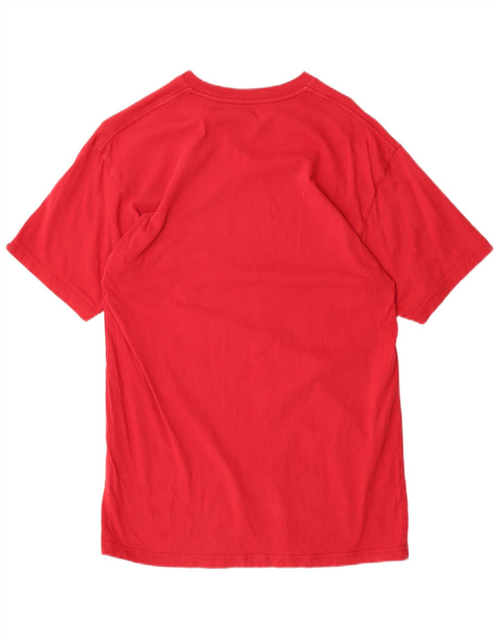 VANS Mens Classic Fit T-Shirt Top Medium Red Cotton