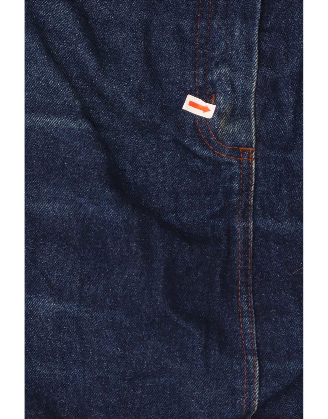 Carrera denimnederdel til kvinder W36 XL marineblå bomuld