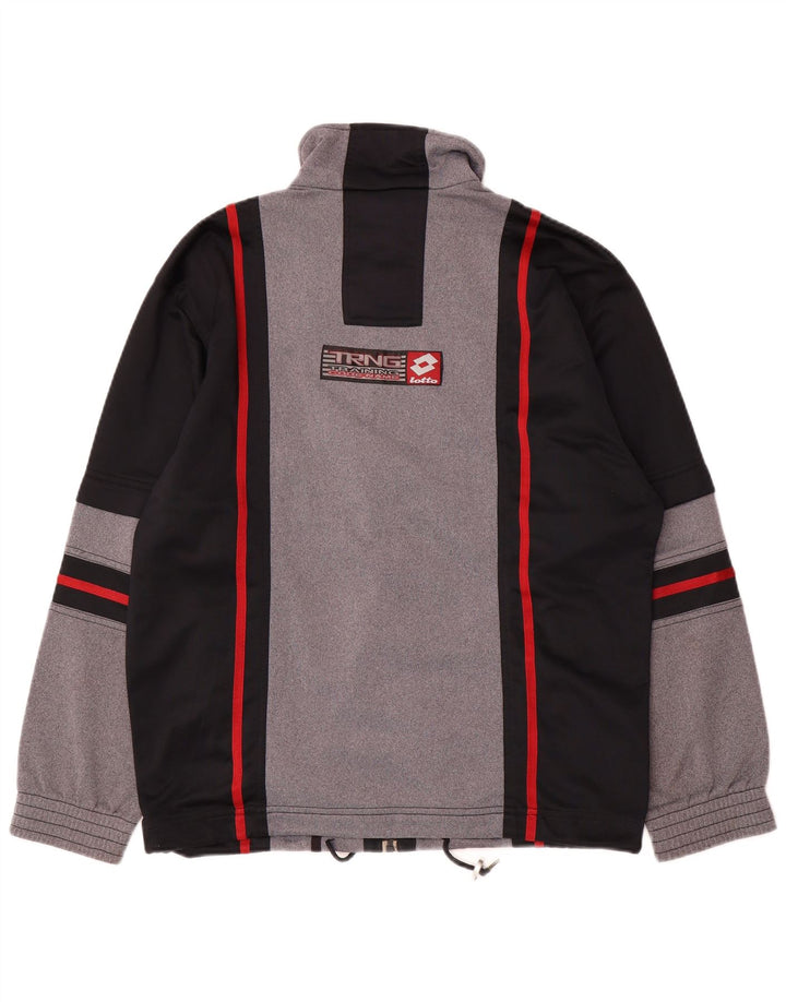 LOTTO Herre grafisk hel træningsdragt Lille sort Colourblock Polyester