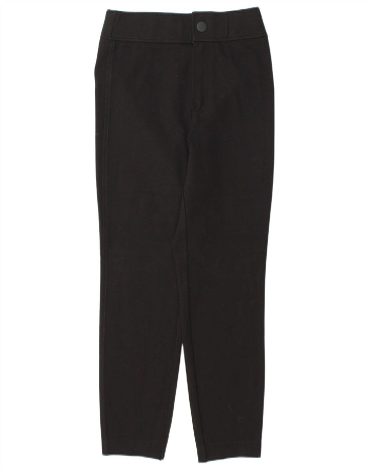 ZARA skinny cropped bukser til kvinder Small W26 L25 Sort