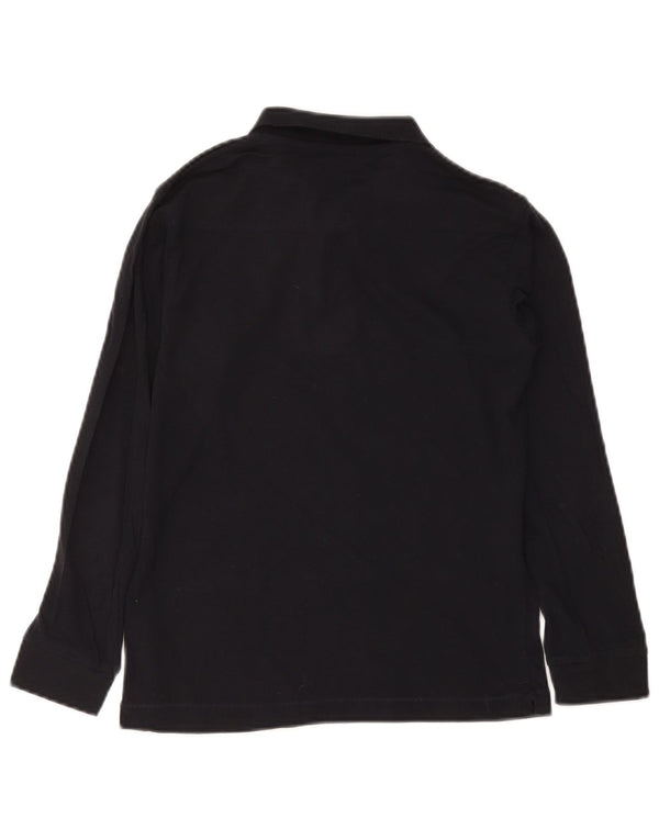 French Connection drenge langærmet poloskjorte 11-12 år marineblå bomuld