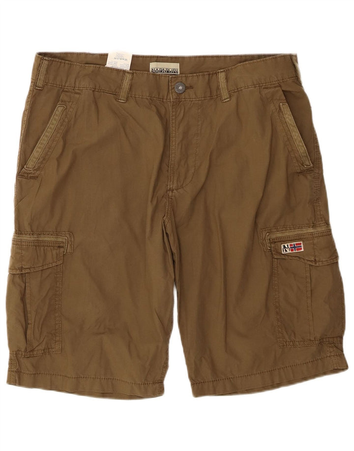 Napapijri Herre Cargo Shorts W36 Large Khaki Bomuld
