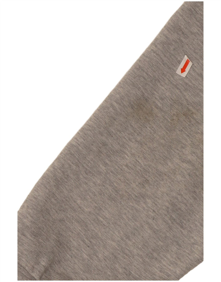 ADIDAS Hættetrøje med lynlås til mænd XL Grå bomuld