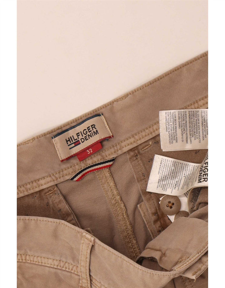 Tommy Hilfiger Herre Cargo Shorts W32 Medium Beige Bomuld
