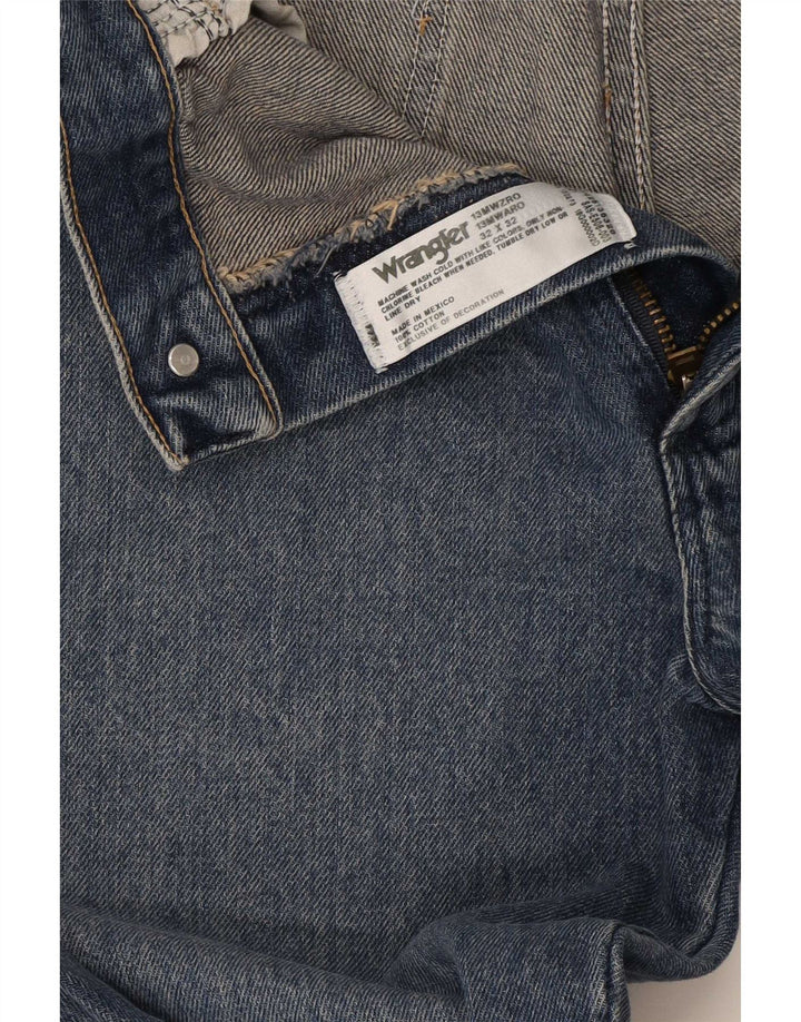 Wrangler Straight Jeans til mænd W32 L32 blå bomuld