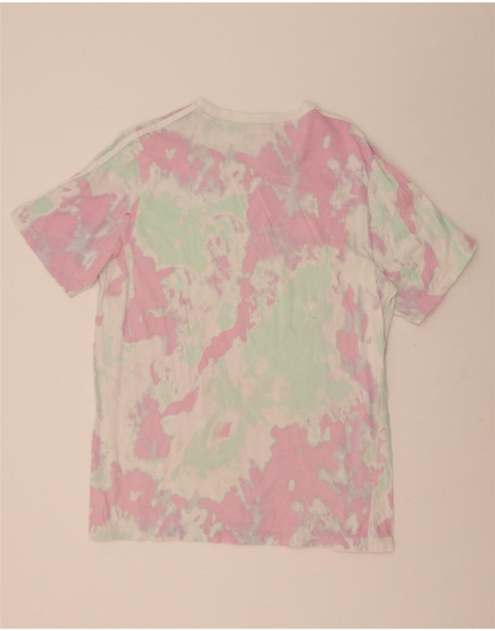 Adidas Herre T-shirt Top Medium Flerfarvet Tie Dye Bomuld