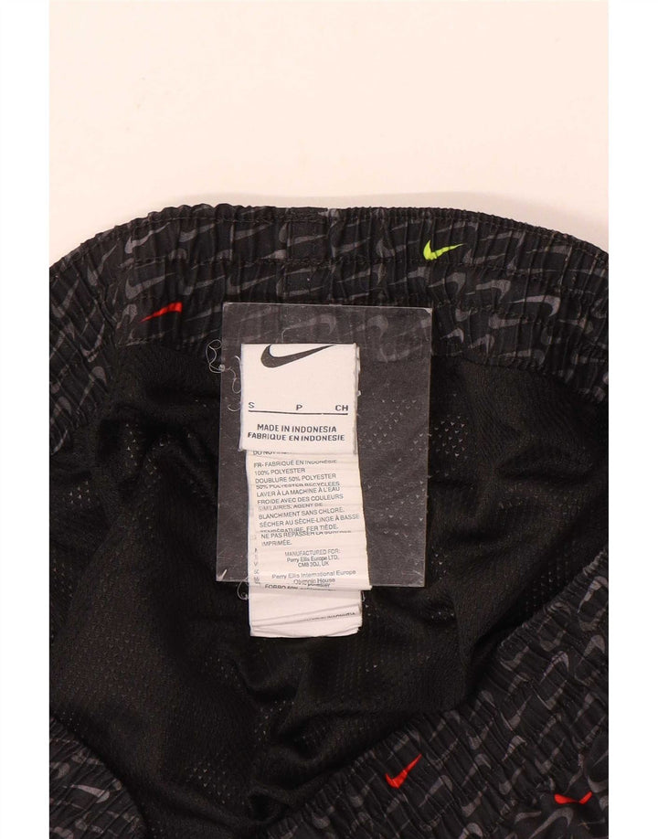 Nike Herre grafiske sportsshorts Små sorte polyester