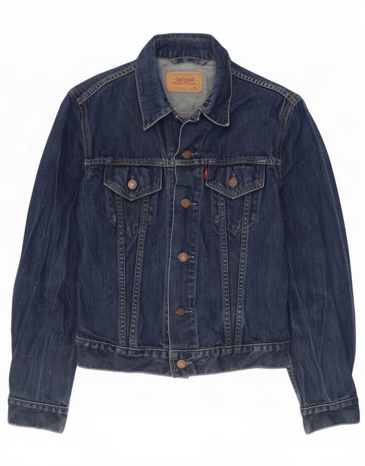 Levi's Dame denimjakke UK 12 Medium Navyblå Bomuld