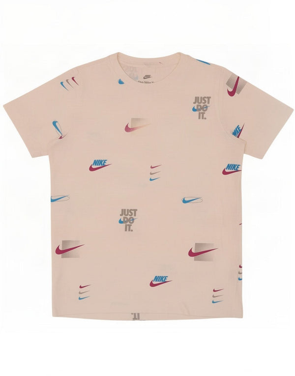 Nike drenge grafisk t-shirt top 12-13 år stor hvid bomuld