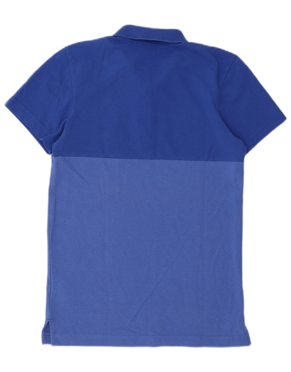 Adidas Juventus Polo Shirt til mænd, lille blå Colourblock Bomuld