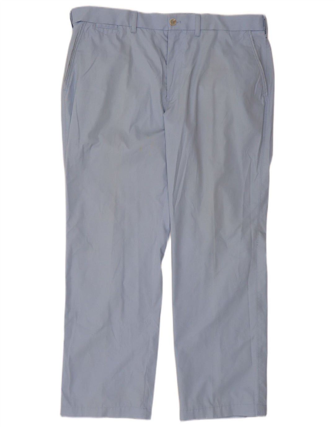 MARKS & SPENCER Herre Blue Harbor Lige Chinobukser W38 L29 Blå