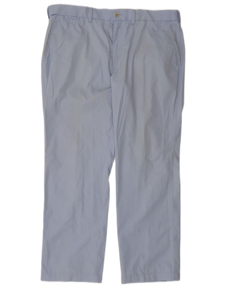 MARKS & SPENCER Herre Blue Harbor Lige Chinobukser W38 L29 Blå