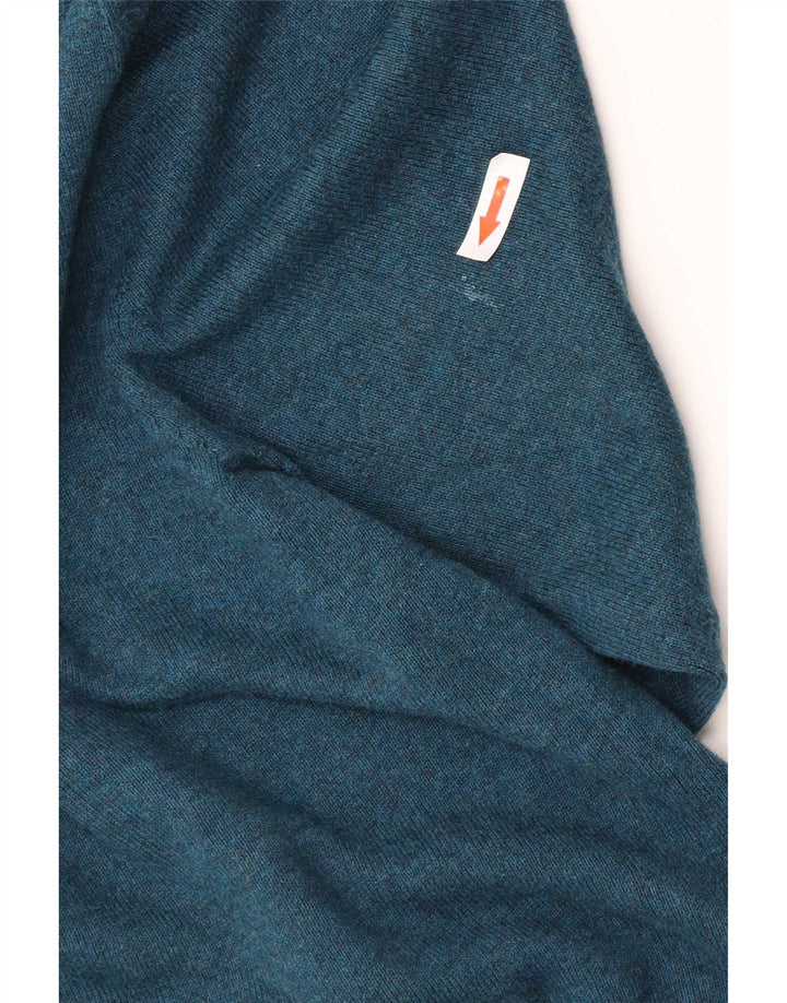 Marks & Spencer Herre sweater med rund hals, stor blå bomuld