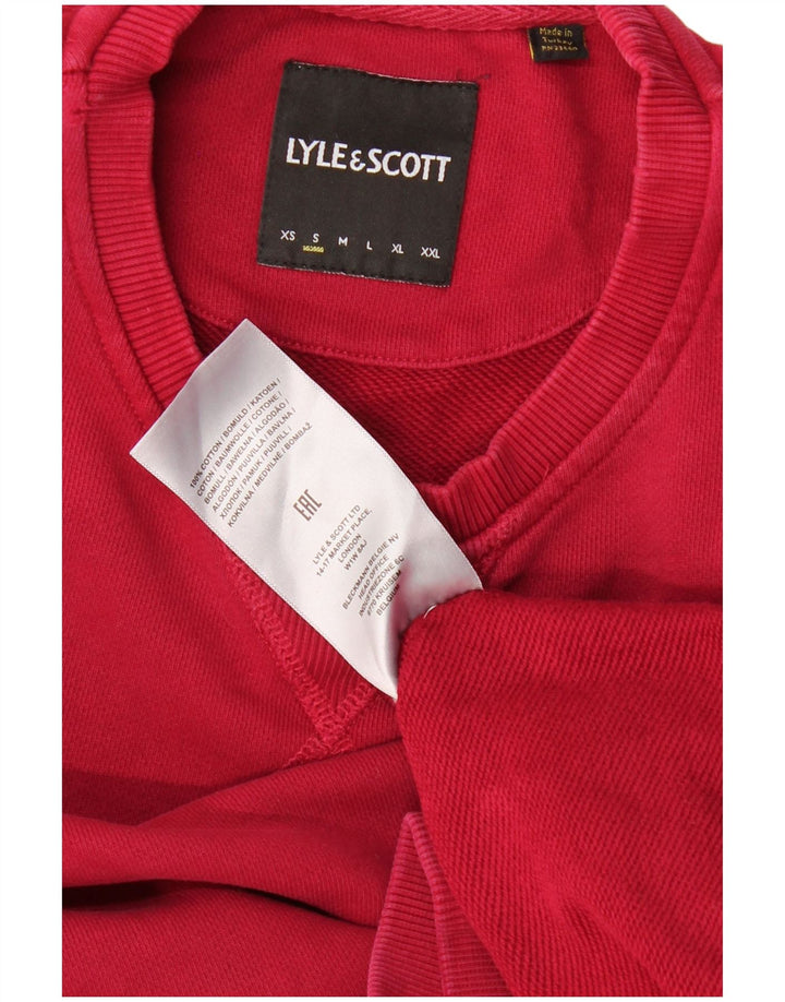 LYLE & SCOTT Sweatshirt til mænd Lille rød bomuld