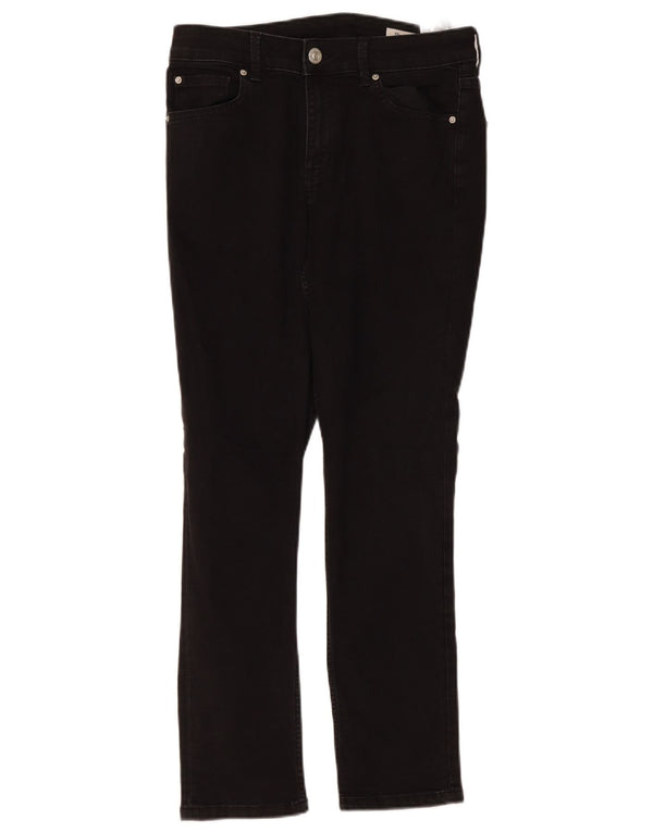 Marks & Spencer Dame The Lily Slim Jeans UK 12 Medium W30 L27 Black