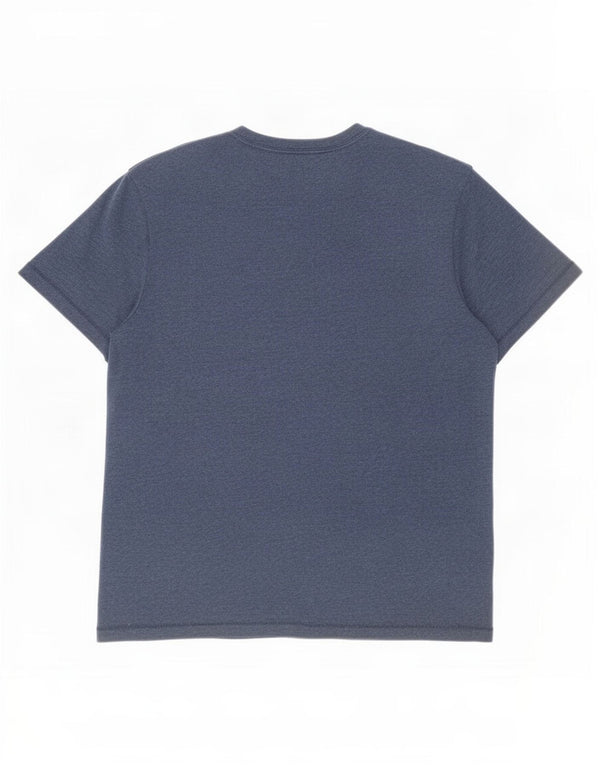 Tommy Hilfiger Herre grafisk T-shirt Top Stor marineblå bomuld
