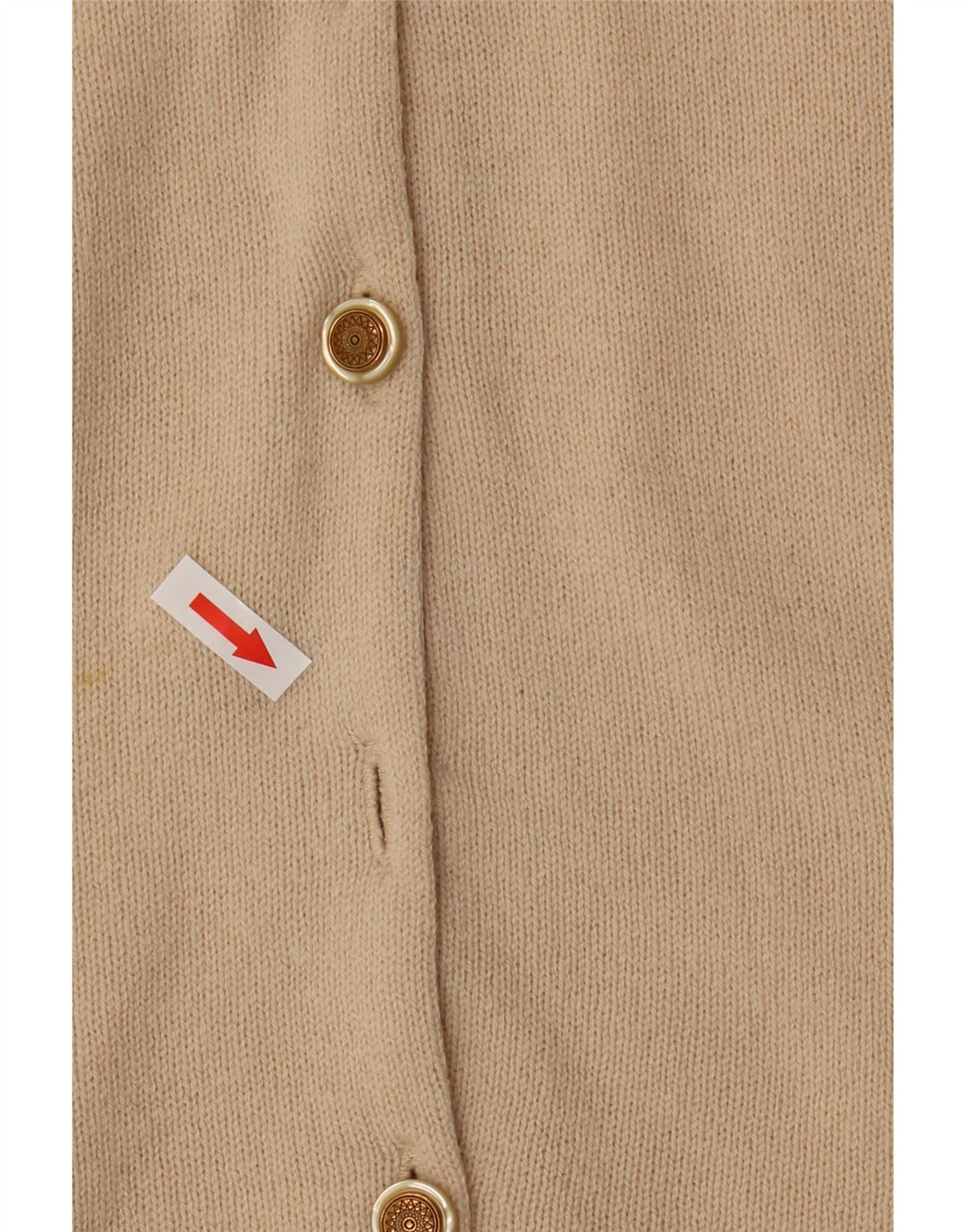 Marks & Spencer Dame Cardigan Sweater UK 20 2XL Beige Lammeuld