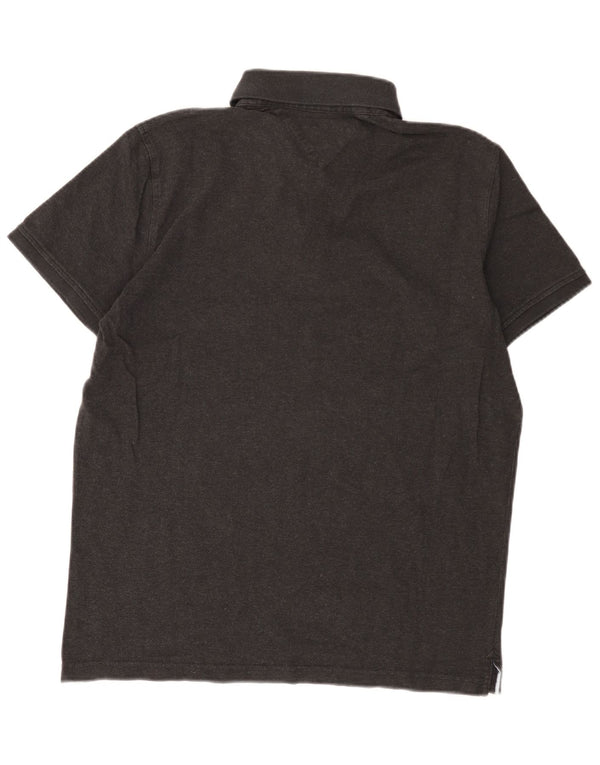 Tommy Hilfiger Herre Slim Fit Polo Shirt Large Grå