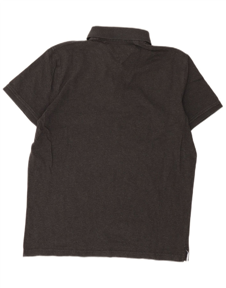 Tommy Hilfiger Herre Slim Fit Polo Shirt Large Grå