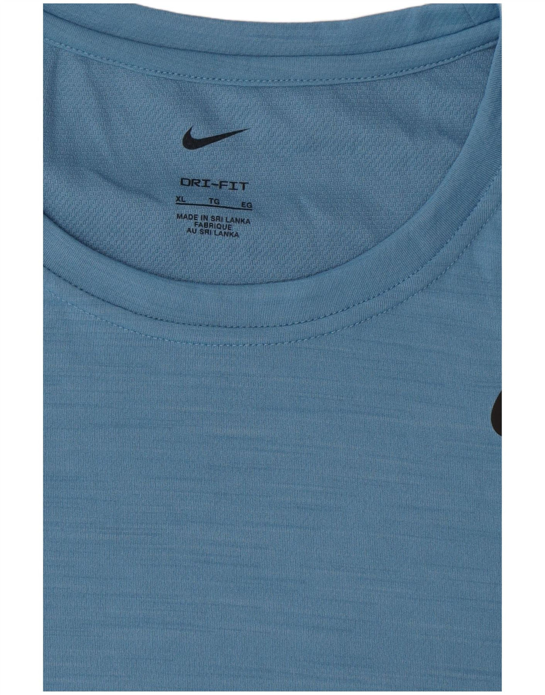 Nike Herre Dri Fit T-Shirt Top XL Blå Polyester
