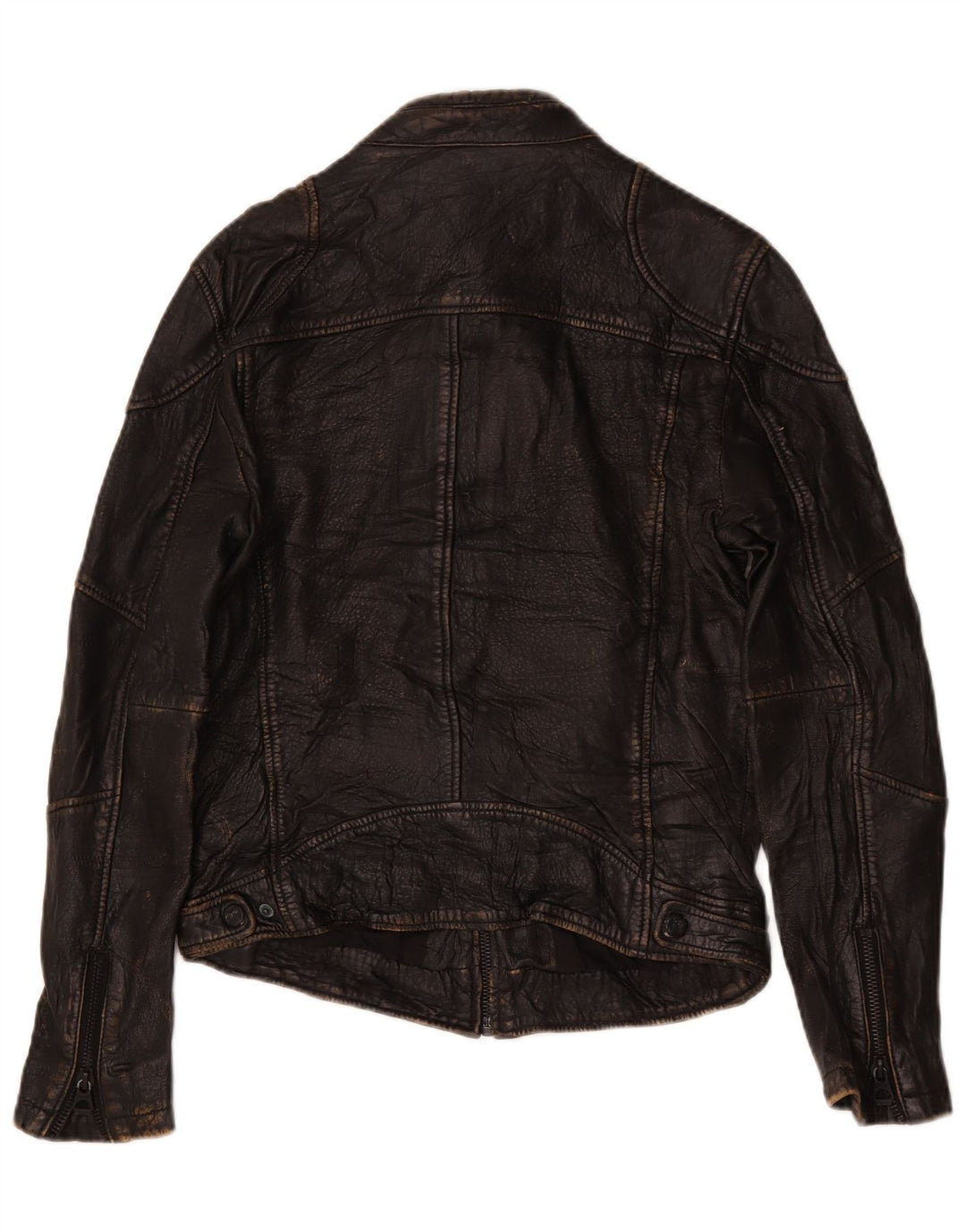 Gypsy Herre Læderjakke UK 38 Medium Sort