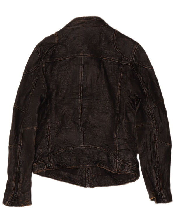 Gypsy Herre Læderjakke UK 38 Medium Sort