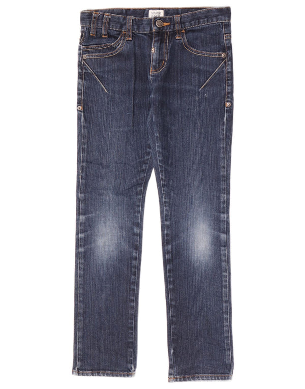 Armani Girls Slim Jeans 9-10 år W26 L25 Blå Bomuld