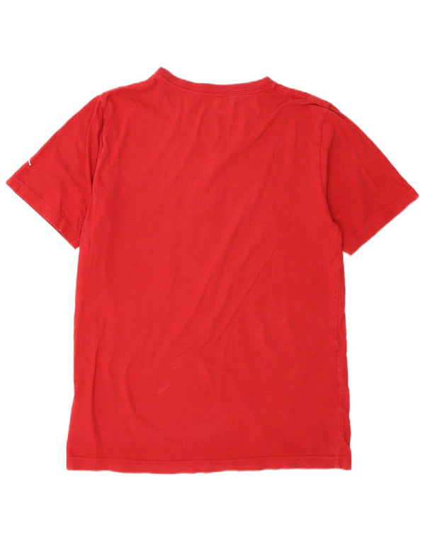 Jordan Boys Grafisk T-Shirt Top 13-14 år XL Rød Bomuld