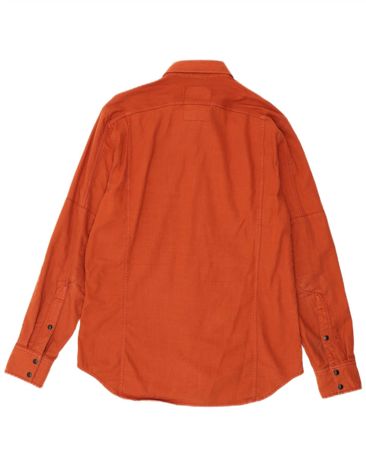 G-Star Herre Denim Shirt Medium Orange Bomuld
