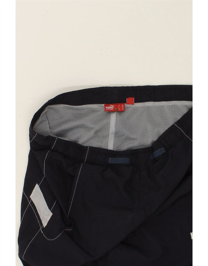 PUMA Boys Bermuda Sport Shorts 13-14 Years Navy Blue Polyester Vintage Puma and Second-Hand Puma from Messina Hembry 