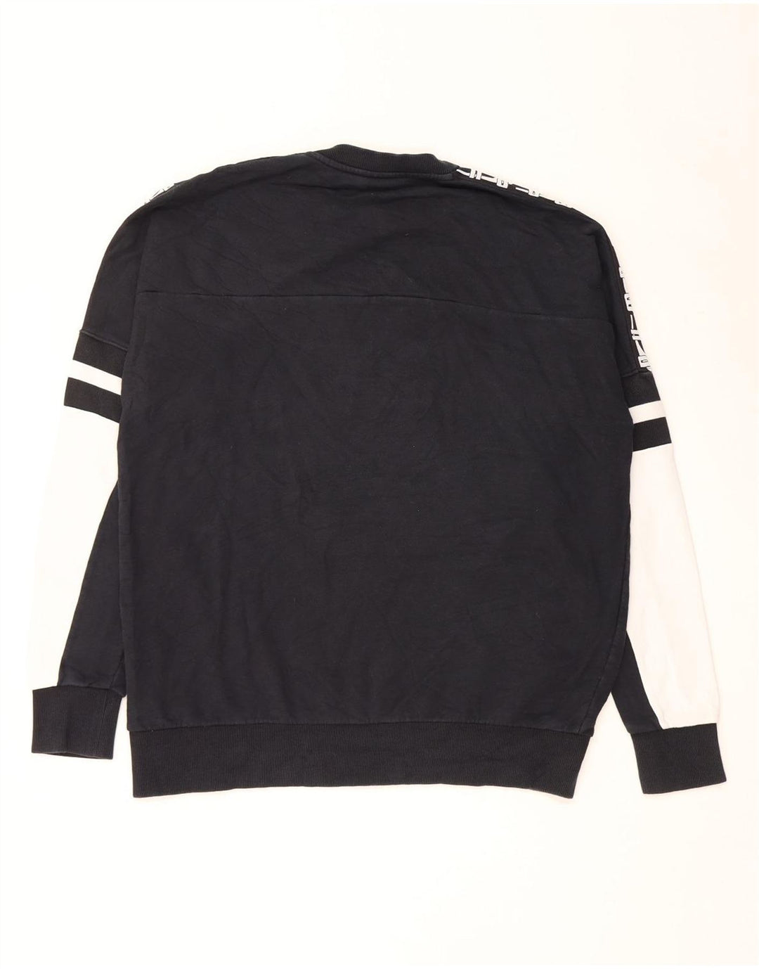Puma Herre Grafisk Sweatshirt Jumper Stor Sort Colourblock Bomuld