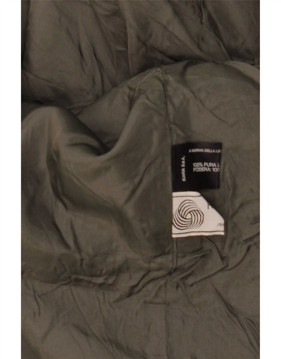 Vintage Herre Overfrakke UK 38 Medium Grey Ternet Virgin Wool
