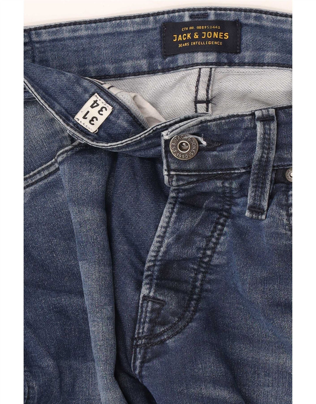 Jack & Jones Herre GLENN Slim Jeans W31 L34 Blå