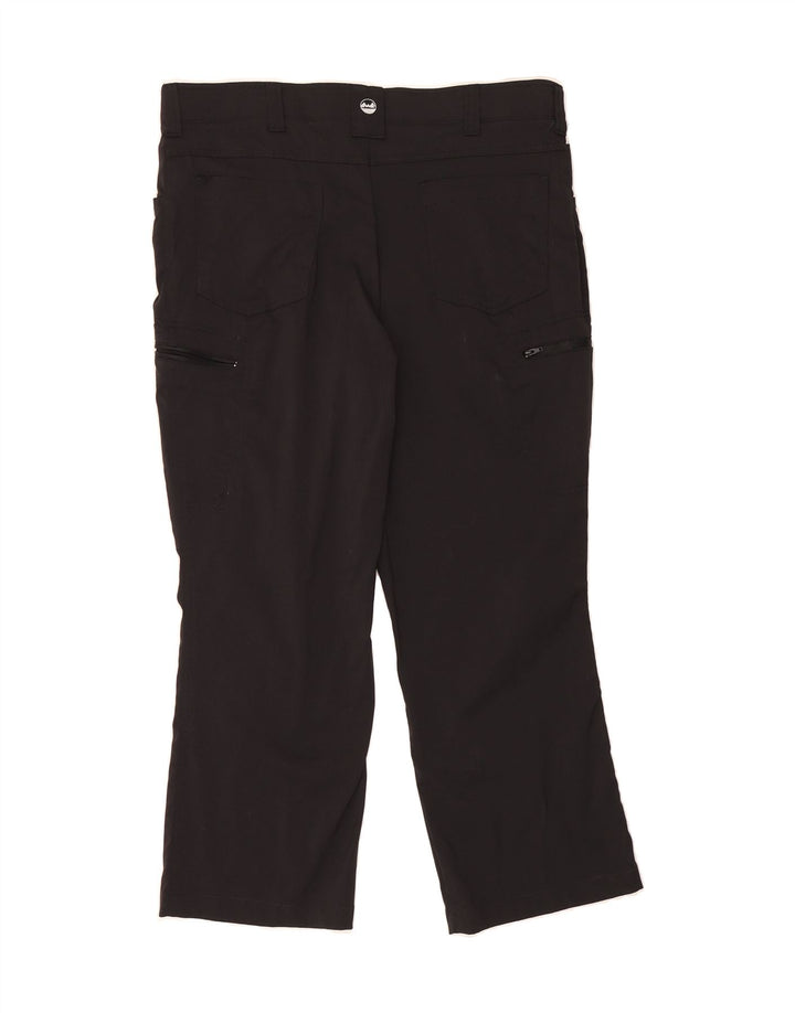 WRANGLER Mens Straight Cargo Trousers W38 L27 Black Nylon Vintage Wrangler and Second-Hand Wrangler from Messina Hembry 