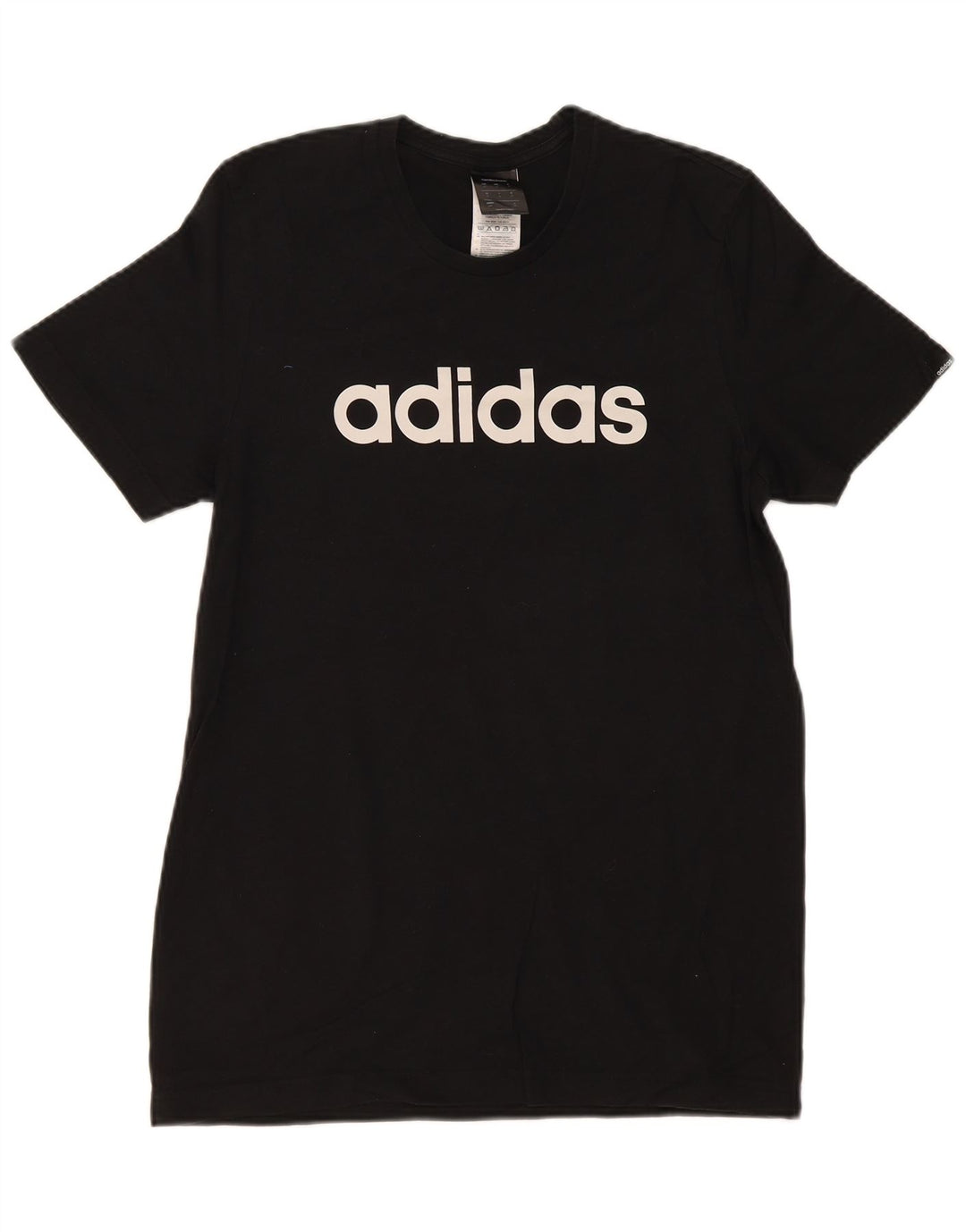 Adidas Herre grafisk T-shirt top lille sort bomuld