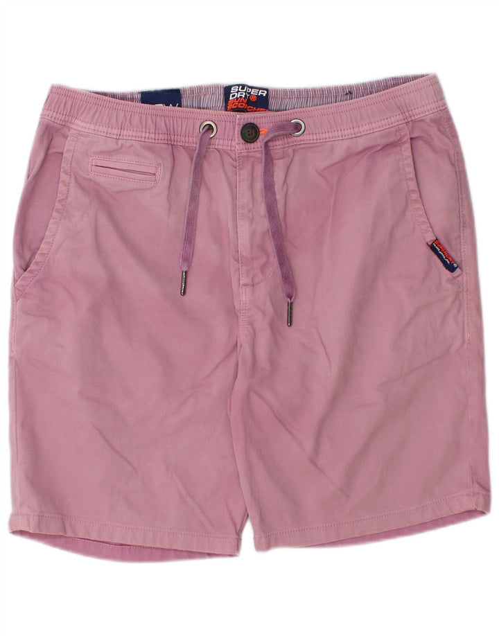 Superdry Chino Shorts til mænd W32 Medium Pink Bomuld