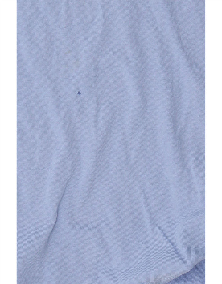 Levi's Grafisk T-shirt top til kvinder UK 12 Mellemblå bomuld