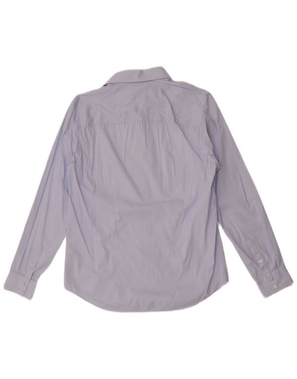 Guess Herre Slim Fit Shirt UK 34 Small Blue Cotton