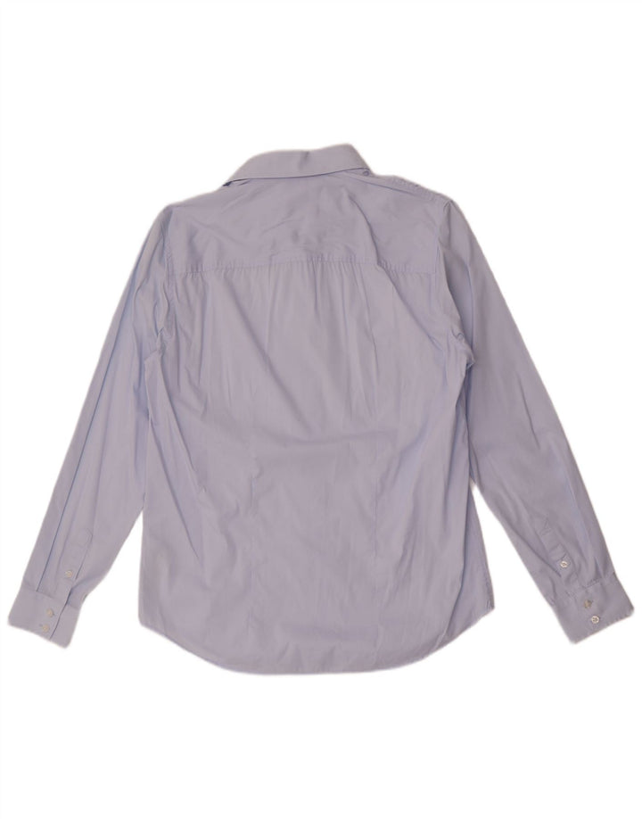 Guess Herre Slim Fit Shirt UK 34 Small Blue Cotton
