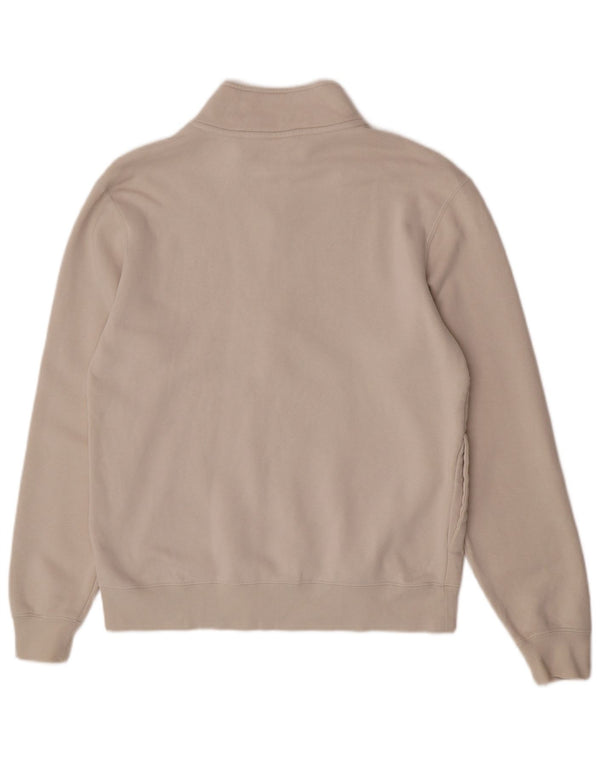 Nike Sweatshirt med lynlås til mænd Medium Off White Bomuld