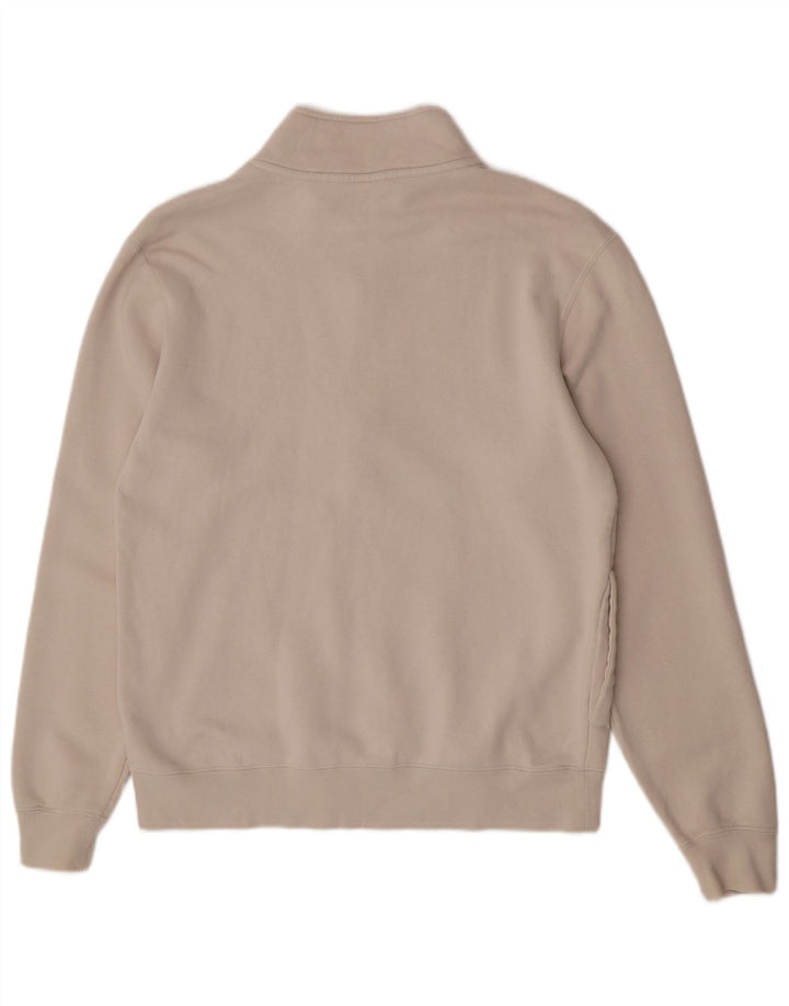 Nike Sweatshirt med lynlås til mænd Medium Off White Bomuld
