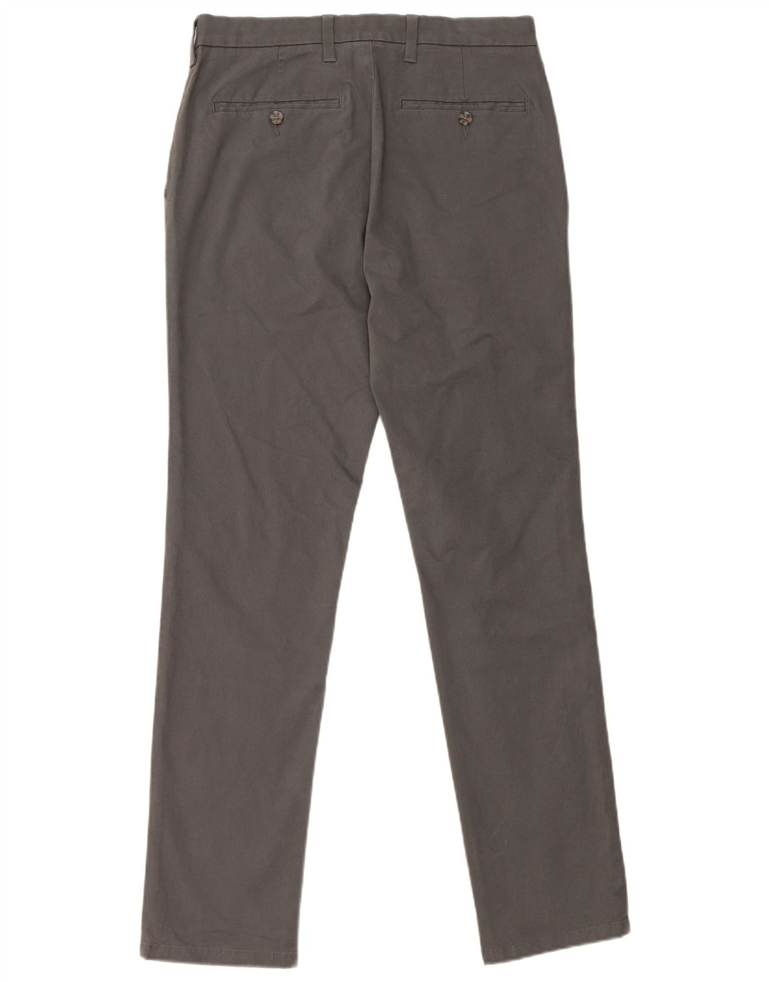 Marks & Spencer Herre Slim Chino Bukser W30 L31 Grå Bomuld