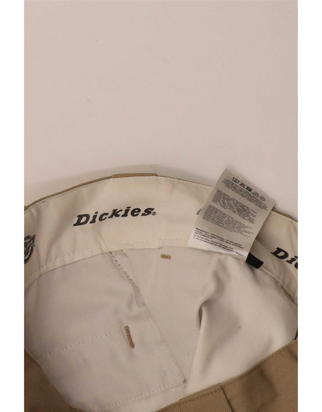Dickies Lige Chinobukser til kvinder W26 L27 Beige Polyester