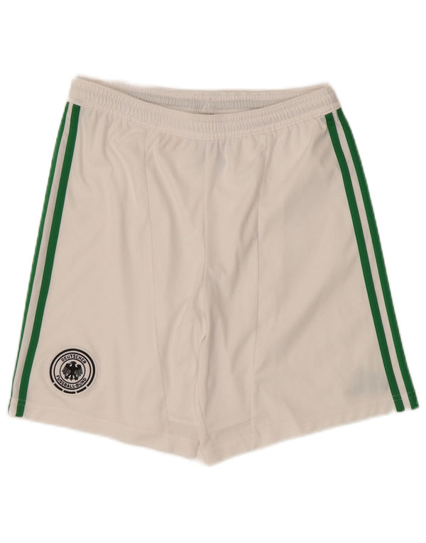 Adidas Boys Deutscher Fussball Bund Sportshorts 13-14 År Hvid