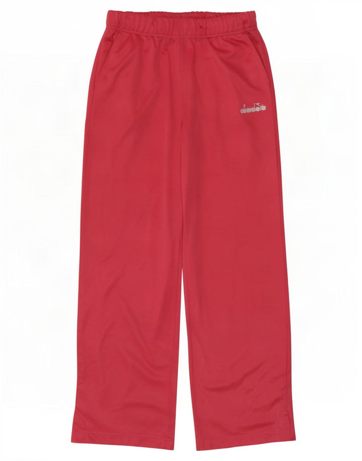 Diadora træningsdragtsbukser til kvinder UK 12 Medium Pink Polyester